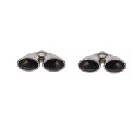 2x Cartuner Duplex Tubo Finale Cappa di Scarico Connessione 38-60mm A-M-G Look