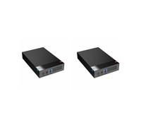 2X Case HDD A USB 3.0 Adattatore per Disco Rigido Esterno da 3,5 Pollici SSD Disk 10 TB HDD Box per PC Lapop Spina UE