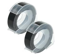 2x Cassetta 3D sostituisce Dymo 0898132 bianco-nero