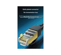 2X Cat8 40Gbps Ethernet Cable 1.5M 2000MHz High Speed Internet Double Shield Networking for PS5 PC Router