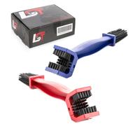 2x Catene Pennello Cura Della Catena Pulitore Pignone Set Rosso Blu per Brixton