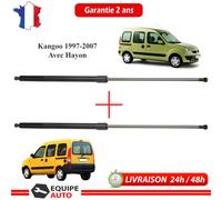2x Cavalletti Cilindro Cofano Portellone Posteriore per Renault Kangoo Idem