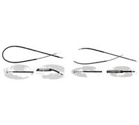 2x Cavi freno a mano FEBI BILSTEIN Retro S+D per BMW 5 E60, 5 E61, E60