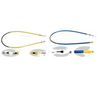 2x Cavi freno a mano FEBI BILSTEIN Retro S+D per NISSAN, OPEL, RENAULT
