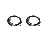 2X Cavo Adattatore da SMA Maschio un 3,5 mm per Cuffie Audio Cavo RG174 Cavi di Prolunga per Spina SMA, 1 M