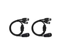 2X Cavo Adattatore Splitter un Y MIDI DIN un 5 Pin, Cavo di Prolunga Adattatore MIDI Din da 5 Pin Maschio un Doppio 2 Femmine