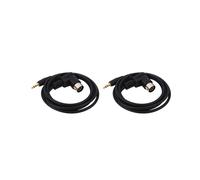2X Cavo Audio da 3,5 mm AUX per Ingresso Audio Cavo Audio Jack AUX 8-Pin Cavo CD-Changer per Spina Alpine Oro