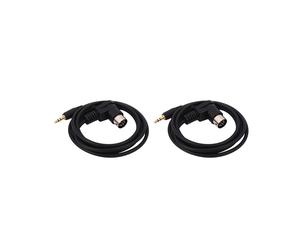 2X Cavo Audio da 3,5 mm AUX per Ingresso Audio Cavo Audio Jack AUX 8-Pin Cavo CD-Changer per Spina Oro