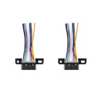 2X Cavo Completo da 16 Pin J1962F OBD2 da Femmina A Maschio per Cablaggio Fisso Fai-Da-Te