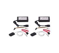 2X Cavo Convertitore Adattatore PATA IDE da Unità un USB 2.0 per Disco Rigido HDD 2,5 Pollici 3,5 Pollici con Spina Europea Esterna