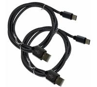 2X Cavo Dati USB-C USB-C In Alluminio Cavo Di Ricarica Per Caterpillar Cat S75