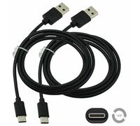 2X Cavo Dati USB Tipo C USB-C Cavo Di Ricarica Caricatore Per HTC U11 Life