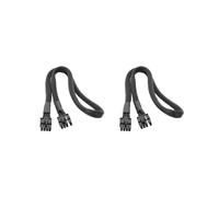 2X Cavo di Alimentazione GPU PCIe 8PIN A 8PIN (6+2)Pin per MSI MAG A850GL ATX3.0 A750GL ATX3.0 A850GL (Bianca) ATX3.0 60 cm