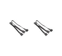 2X Cavo di Alimentazione per Periferiche da 5 Pin Un 3 Porte per Alimentatore Modulare Enermax