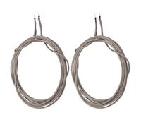 2x Cavo di collegamento per circuito chitarra a conduttore singolo schermato