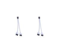 2X Cavo di Prolunga Audio HD per PC DIY 15 cm Cavo di Prolunga USB per Scheda Madre del Computer 9 Pin 1 Femmina un 2 Maschi Sdoppiatore un Y