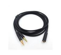 2X Cavo di Prolunga Audio per Cuffie da Gioco 2 Nel 1 Universale da 3,5 mm per Cuffie HyperX Cloud II / Alpha- / Cloud Flight / Core