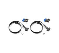 2X Cavo di Prolunga per Collettore del Pannello Anteriore USB 3.1 Tipo C da 50 Cm, Cavo da USB 3.1 Tipo e un USB 3.1 Tipo C, Cavo Gen 2 10 Gbps
