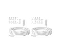 2X Cavo di Prolunga USB C, Cavo di Prolunga da USB C Maschio A Femmina con Clip e Custodia Impermeabile per Pan-Tilt Indoor Cam, 6 Metri.