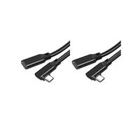 2X Cavo di Prolunga USB-C Gomito A 90 Gradi USB 3.2 Gen2, PD 100 W, Trasferimento Dati A 20 Gbps per Monitor Casting, VR 20 cm