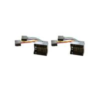 2X Cavo Interruttore Adattatore ISO per Autoradio per Astra H Corsa C Antara Combo Meriva Zafira per Agila Movano