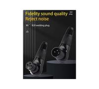2X Cavo Microfonico con Connettore XLR Maschio/Femmina A 3 Pin Tipo L. Connettore Cavo Audio da 90 Gradi per Sistemi di Altoparlanti Spina XLR