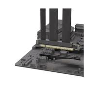 2X Cavo Riser PCI-e 5.0 X16, Prolunga per Scheda Video, Schermato, Flessibile, con Montaggio A 90, per PC, Nero