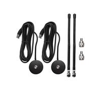 2X CB Antenna Antenna 27 MHz Soft Whip Base Magnetica BNC PL259 Connettore CB Antenna Antenna per Midland Maxon