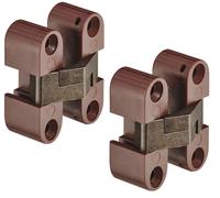 2x Cerniera Braun per Porta Möbel-gelenk Invisibile Holzdicke Da 16 MM
