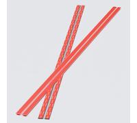 2x cerniere flessibili trasparenti in acrilico 1150mm - autoadesive, senza colla, profilo basso