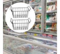 2x Cestelli in filo d'acciaio per congelatore profondo Pratici per