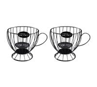2X Cestello Porta Capsule Caffè Cestello Tazza Caffè Porta Capsule Organizz3251