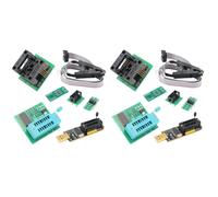 2X CH341A Programmatore USB BIOS SOP8 DIP8 1.8V Presa di Conversione Set di Clip di Prova un 8 Pin per o Scheda Madre