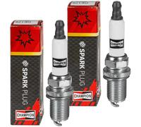 2X CHAMPION Candele Per Peugeot 206 Schrägheck 2A/C 1.4I 1.1I 206+ T3E 1.1