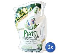 2x Chante Clair Piatti 1500 Ml. Sacco Vert Limone/Basilico