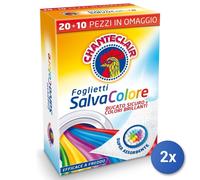 Chanteclair - Foglietti Salvacolore, Bucato Sicuro e Colori Brillanti - Super Assorbenti, Efficaci a Freddo