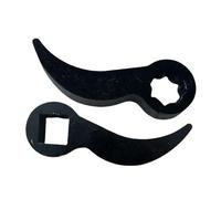 2x Chiave Adattatore Testa 1.3cm Pratico Portatile Semi-Albero Smontaggio Tools