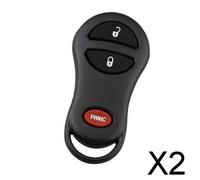 2x Chiave Smart Per Auto Telecomando Keyless Entry 3 Tasti Per Grand Cherokee