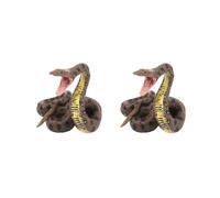 2X Children's Modello di Serpente Giocattolo Simulazione Rettile Python Python Wild Animal Snake Model