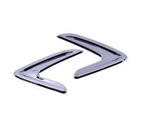 2x Chrome Side Wing Fender Air Flow Vent Trim Cover Fit for BMW X5 F15 2014-2016