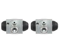 2x Cilindretti freno A.B.S. Retro S+D per CITROËN, PEUGEOT, TOYOTA 107