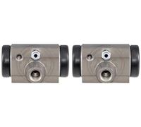 2x Cilindretti freno A.B.S. Retro S+D per DACIA, RENAULT CLIO II, CLIO II