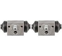 2x Cilindretti freno A.B.S. Retro S+D per MERCEDES-BENZ KLASA A (W168)
