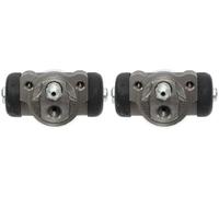 2x Cilindretti freno A.B.S. Retro S+D per MITSUBISHI OUTLANDER I, PAJERO