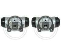 2x Cilindretti freno A.B.S. Retro S+D per NISSAN, RENAULT KANGOO, KANGOO