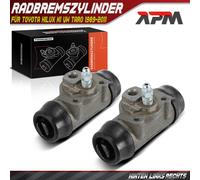 2X Cilindro Del Freno Posteriore Ø 22,2 Mm Per Toyota Hilux N1 VW Taro 1989-2011