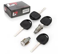 2X CILINDRO DELLA CHIAVE DELLA PORTA CON CHIAVI PER VAUXHALL OPEL VECTRA A