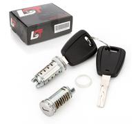 2X Cilindro Di Chiusura Con Chiave Anteriore Per FIAT 500 PUNTO