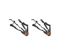 2X Cinghia per Imbracatura Un Forma di x Portabiciclette Regolabile Tracolle Elastiche Durevoli Accessori Ottici per Binocoli