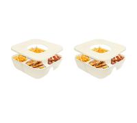 2X Ciotola Snack per Tazza con Coperchio, Snack Riutilizzabile per 6987